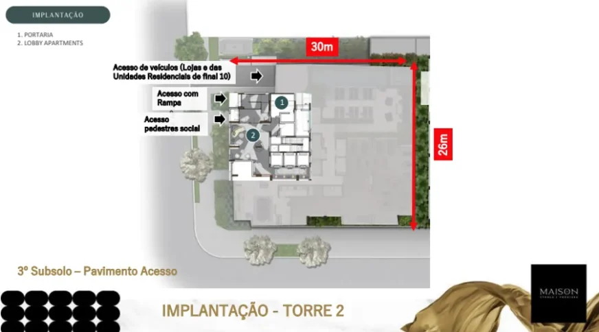 Maison Cyrela Perdizes Apartments - Implantação
