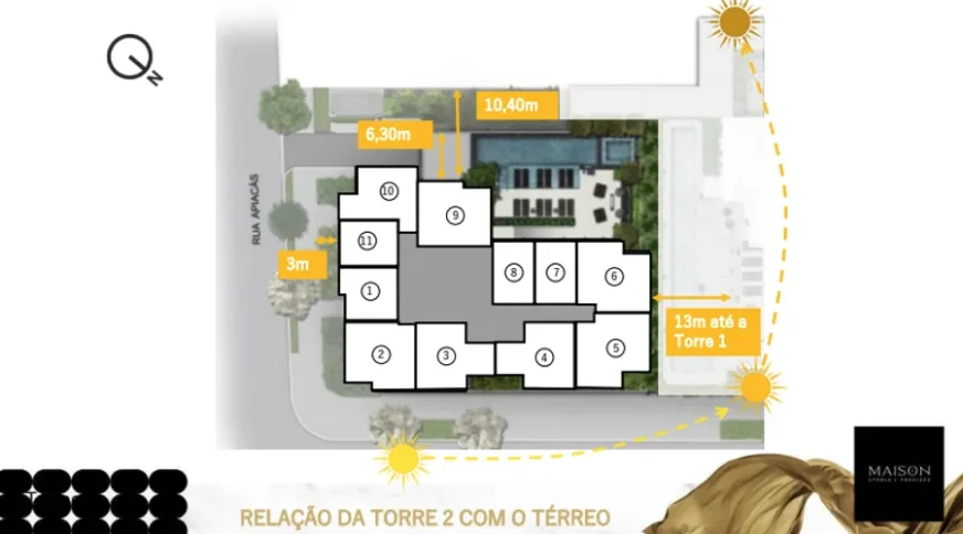 Maison Cyrela Perdizes Apartments - Posição Solar