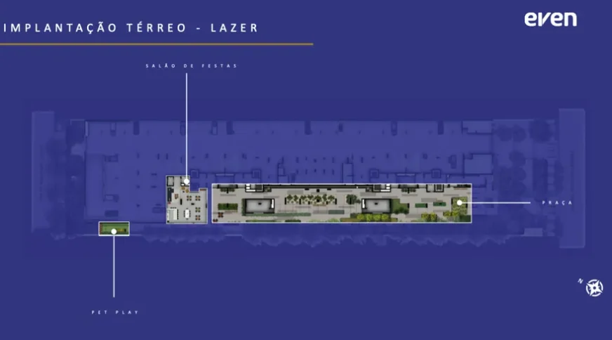 Modo Butantã - IMPLANTAÇÃO TÉRREO - LAZER