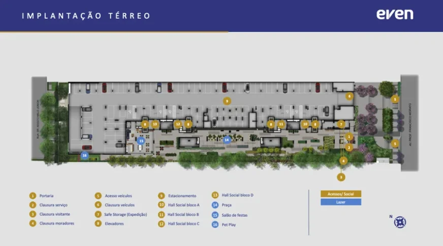 Modo Butantã - IMPLANTAÇÃO TÉRREO