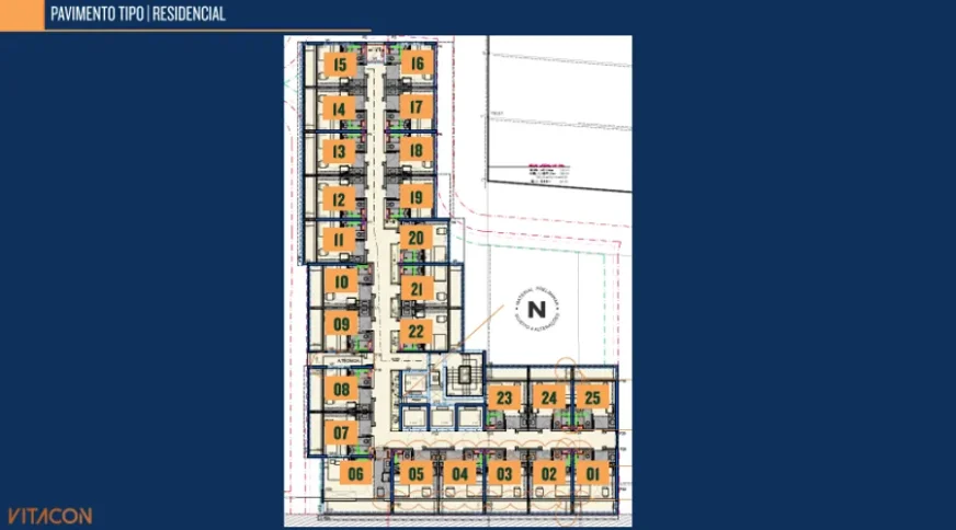 On Brooklin - PAVIMENTO TIPO RESIDENCIAL