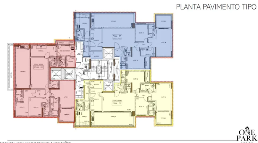 One Park Perdizes - IMPLANTAÇÃO PAVIMENTO TIPO